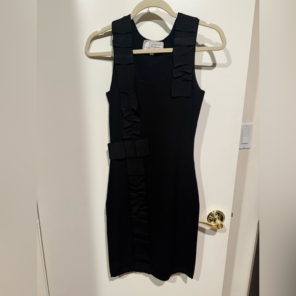 Black cocktail dress